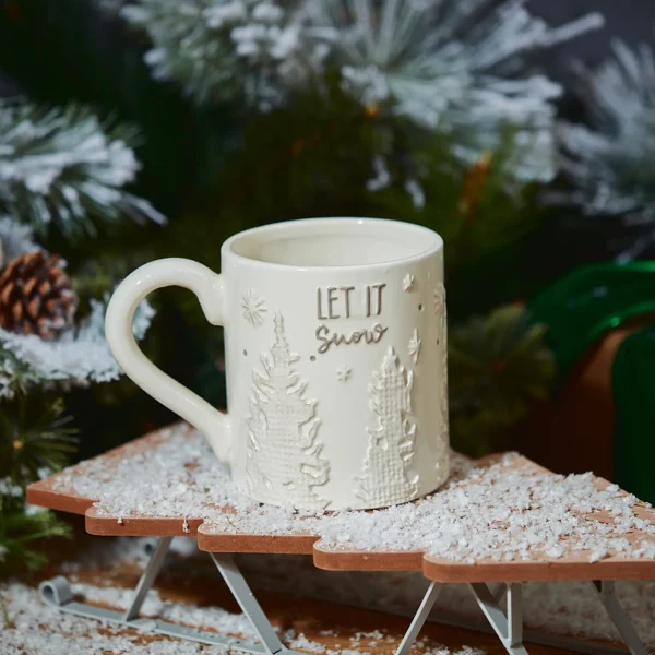 “Let it snow” Christmas Ceramic Mug